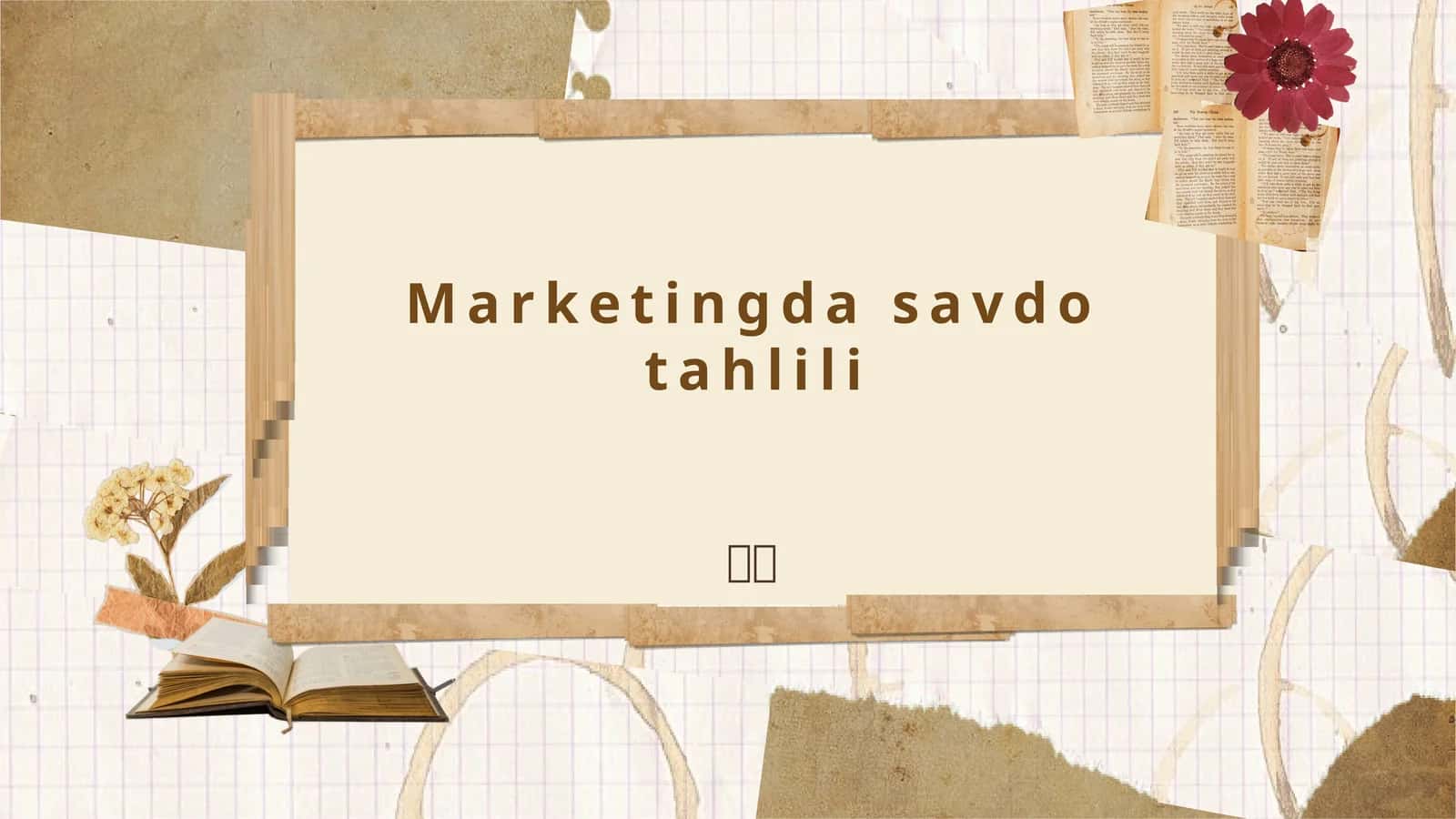 Marketingda savdo tahlili