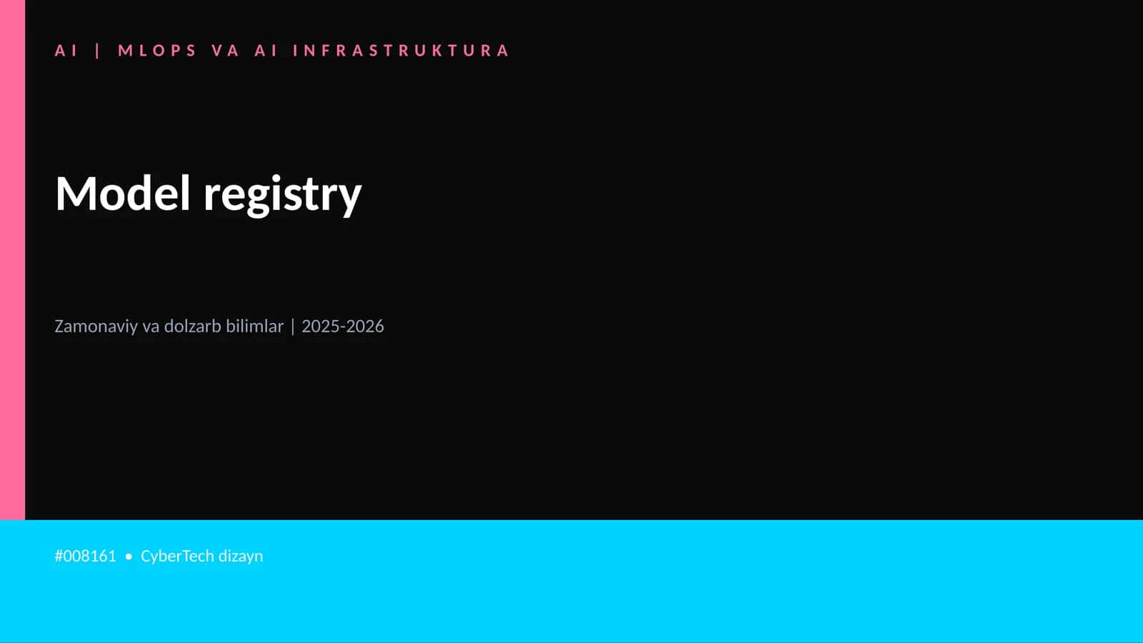 MLOPS VA AI INFRASTRUKTURA