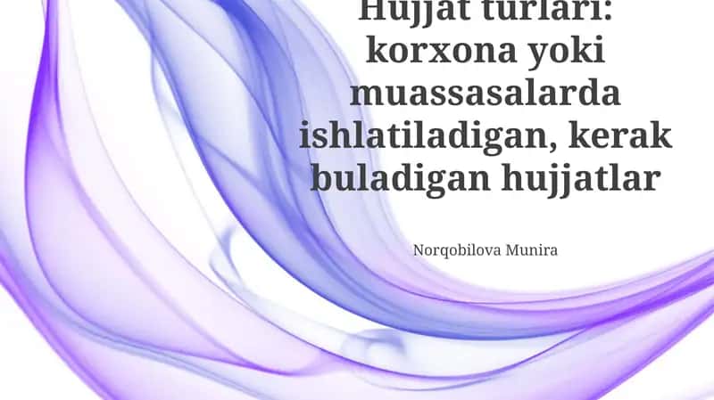 Yuridik hujjatlar