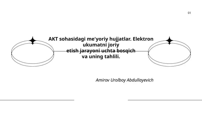 AKT sohasidagi me'yoriy hujjatlar va ularning ahamiyati