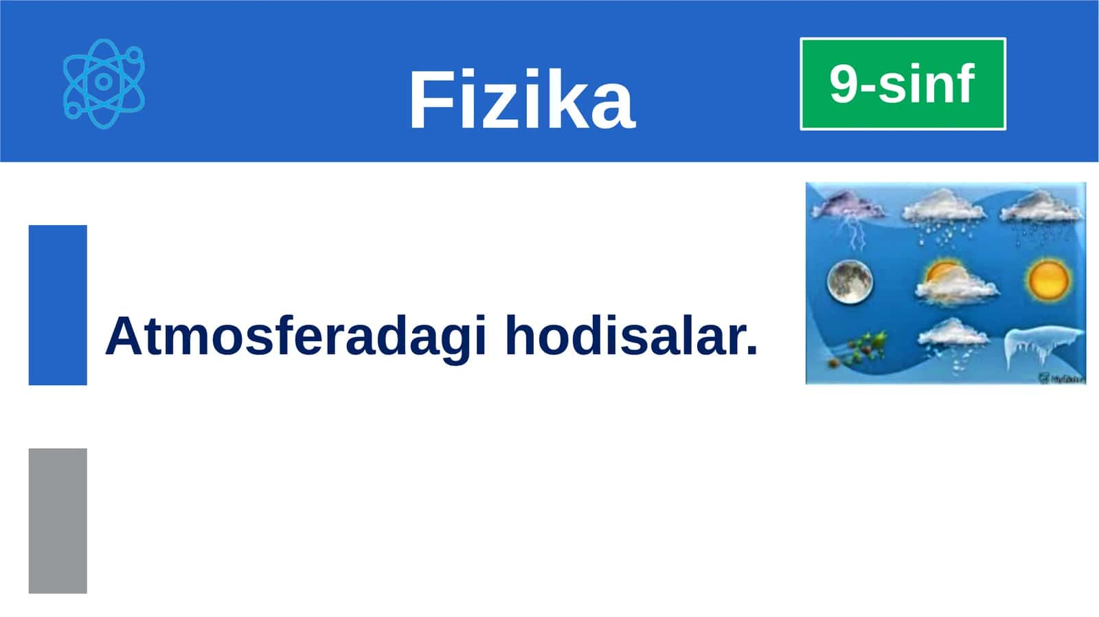 Atmosferadagihodisalar