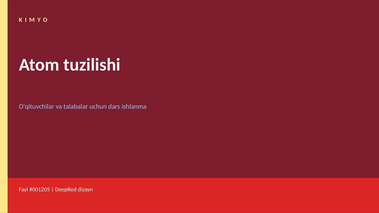 Atom tuzilishi