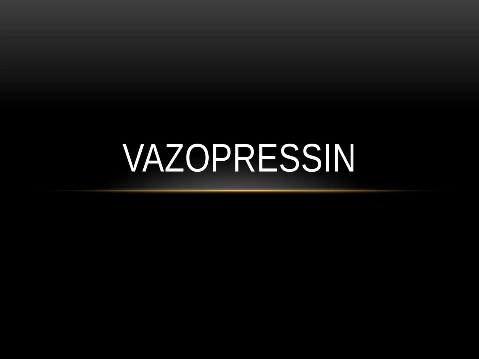 Vazopressin