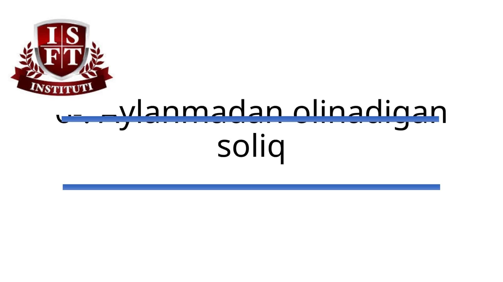 Aylanmadan olinadigan soliq