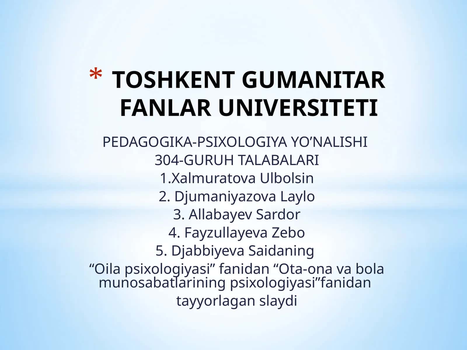 Oilapsixologiyasi