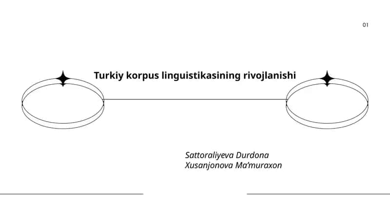 Turkiy korpus linguistikasining rivojlanishi
