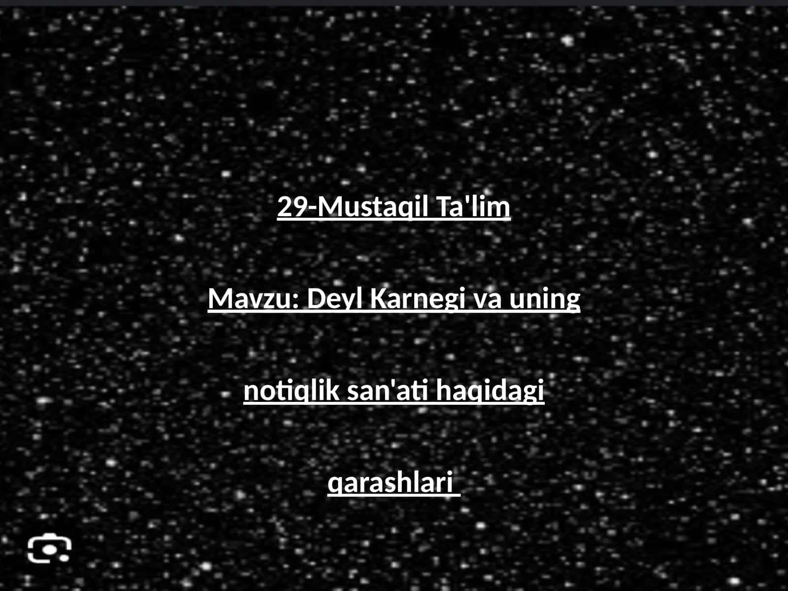DeylKarnegivauningnotiqliksan'atihaqidagiqarashlari