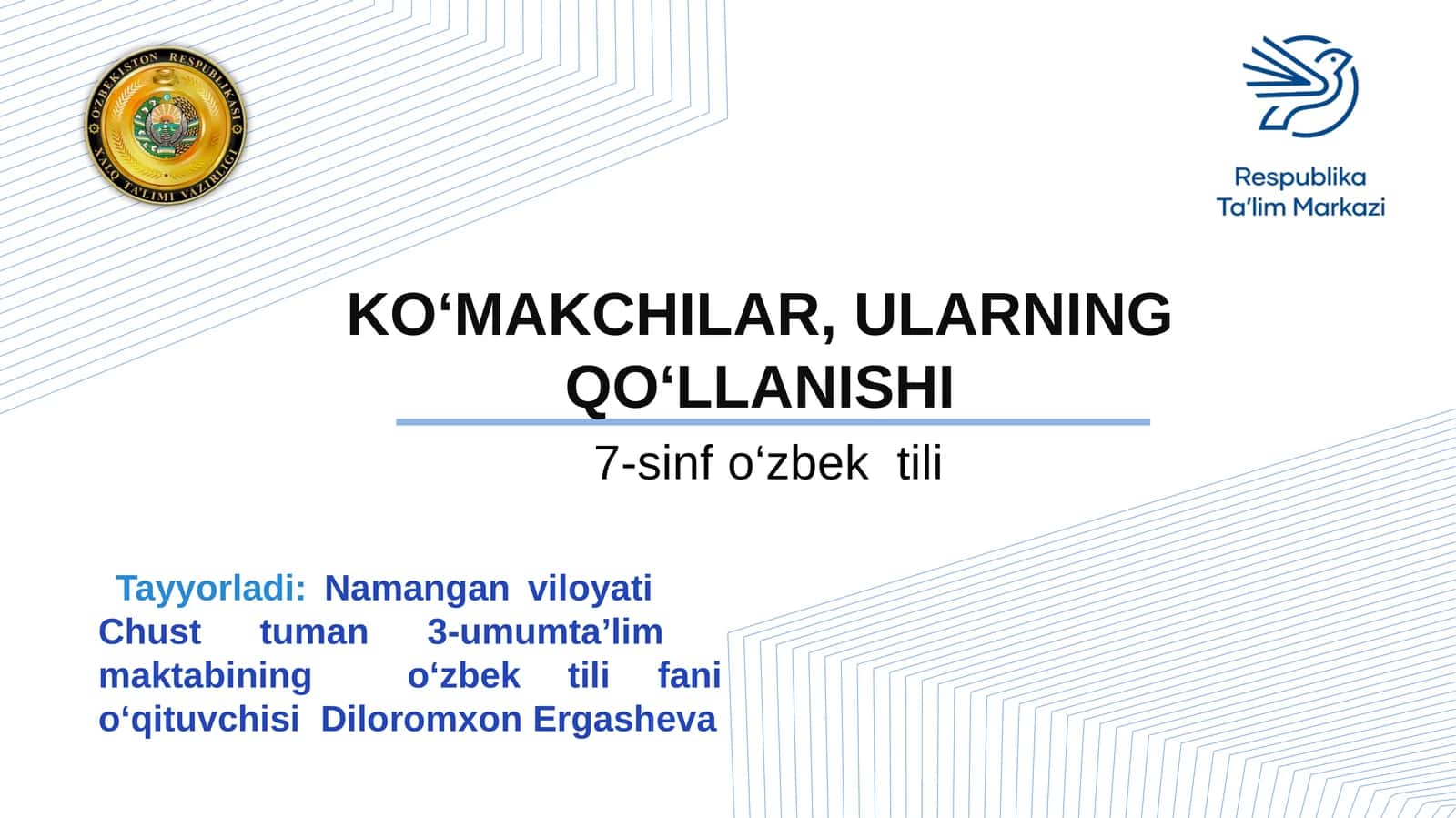 7-sinf o‘zbektili