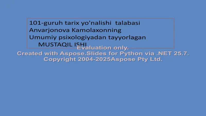 101-guruh tarix yo'nalishi talabasi
