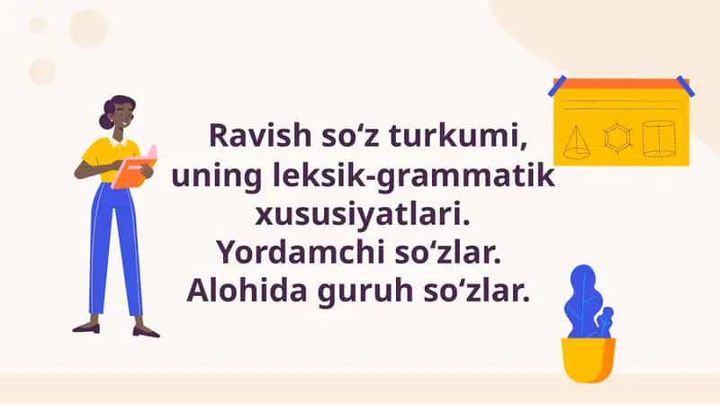 Ravishso‘zturkumi, uningleksik-grammatikxususiyatlari