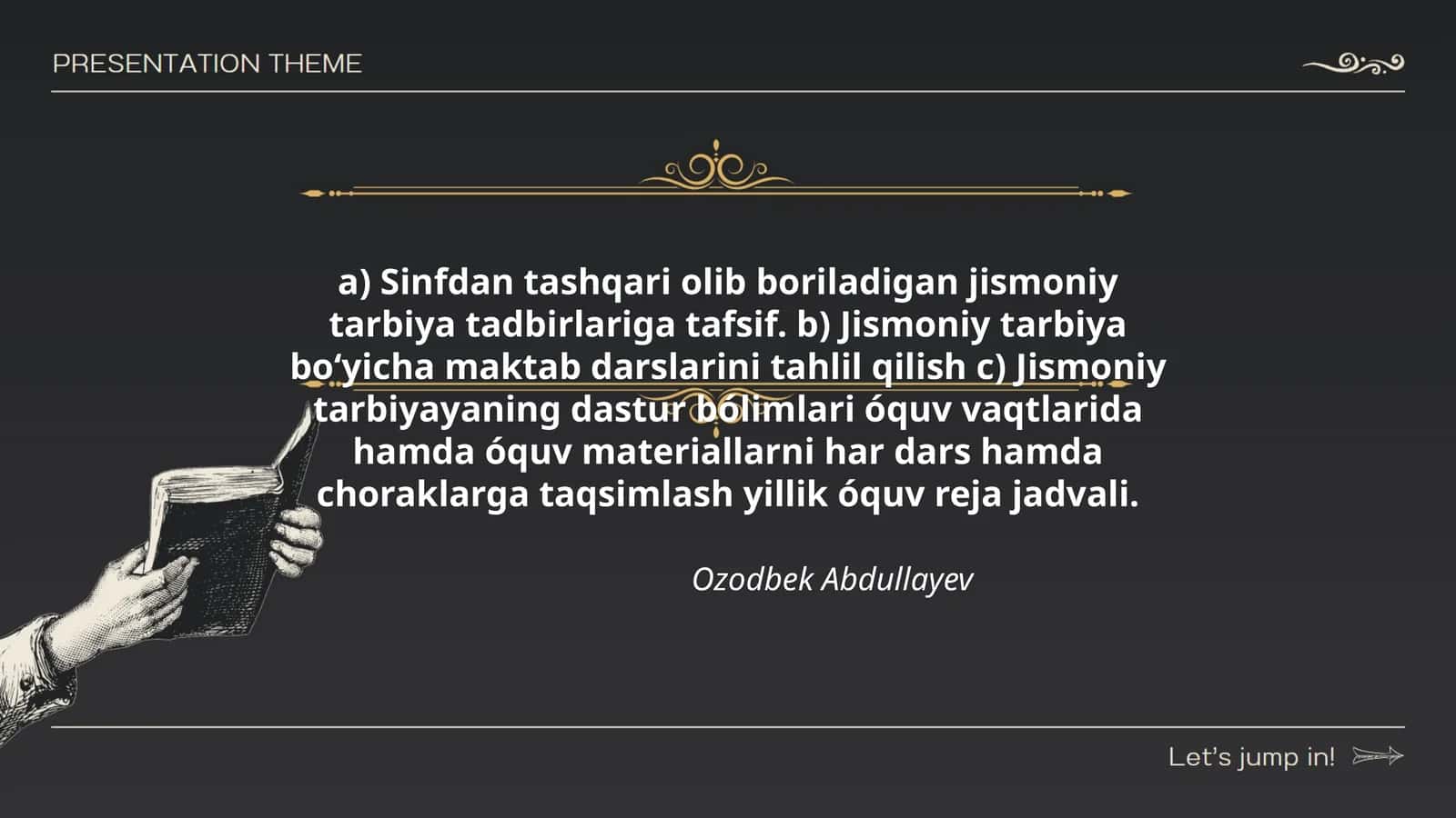 Maktabdagi Jismoniy Tarbiya