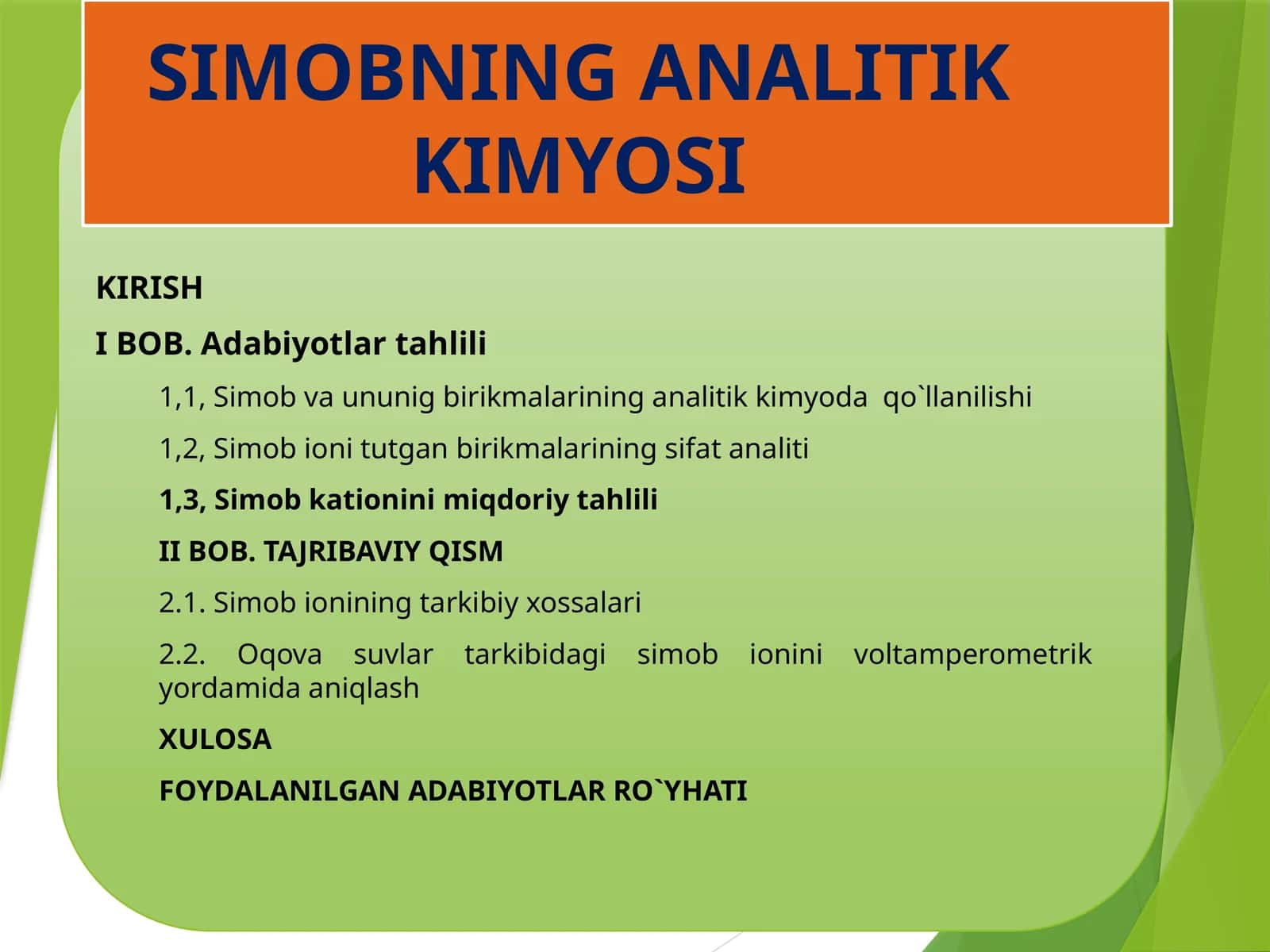 SIMOBNING ANALITIK KIMYOSI