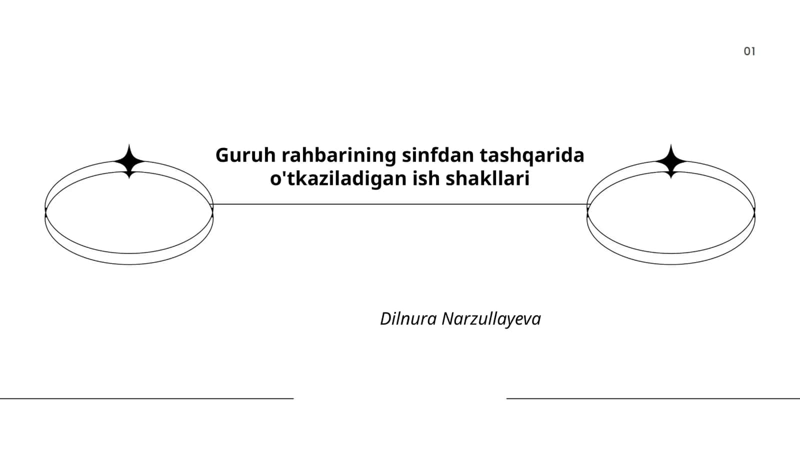 Guruh rahbarining sinfdan tashqarida o'tkaziladigan ish shakllari