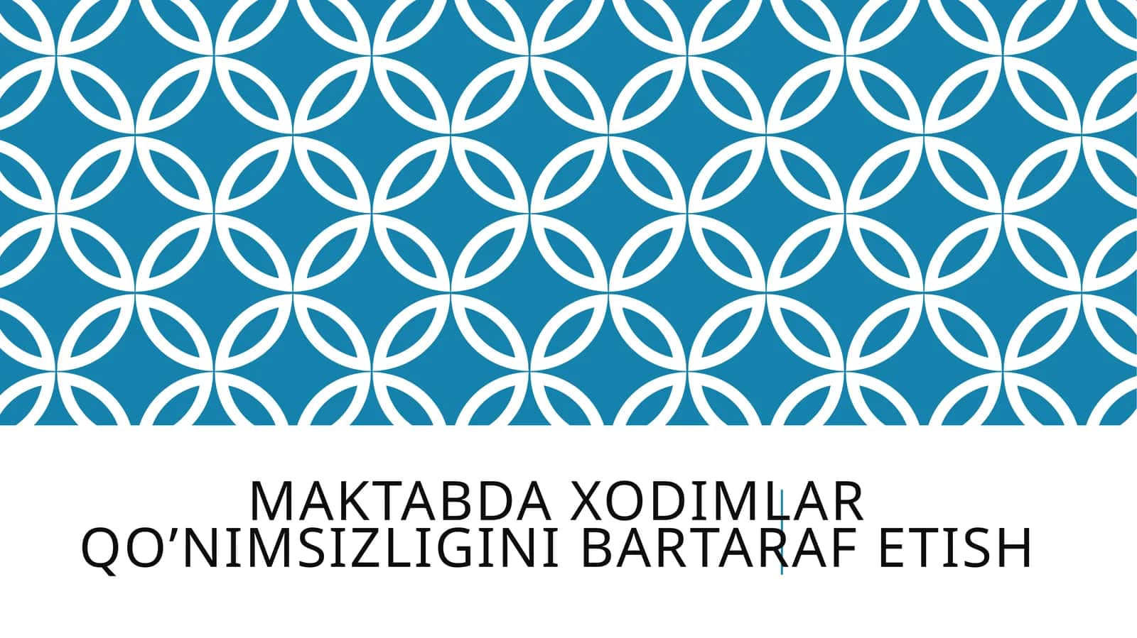 Maktabda xodimlar qo’nimsizligini bartaraf etish