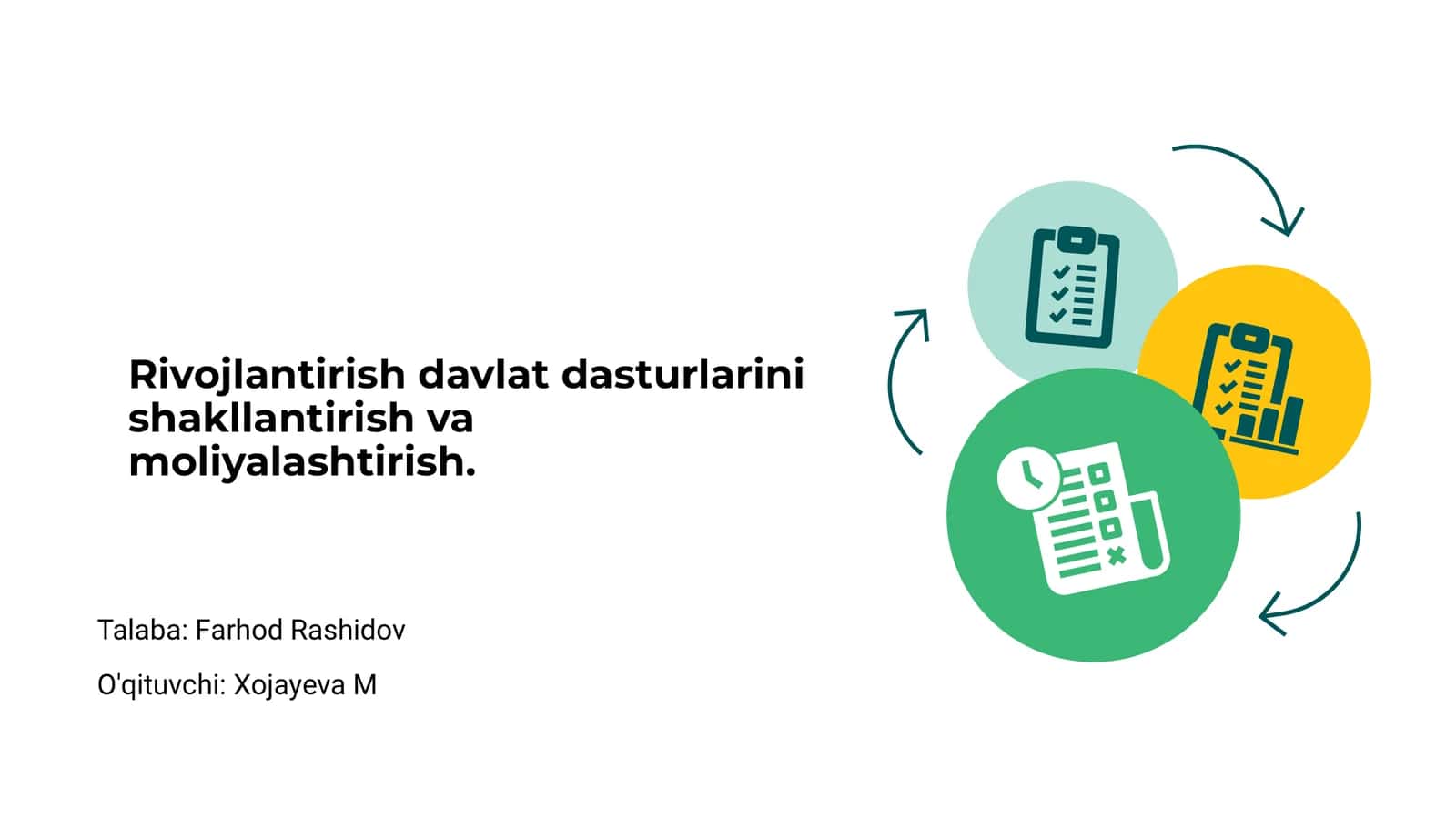 Rivojlantirish Davlat Dasturlari