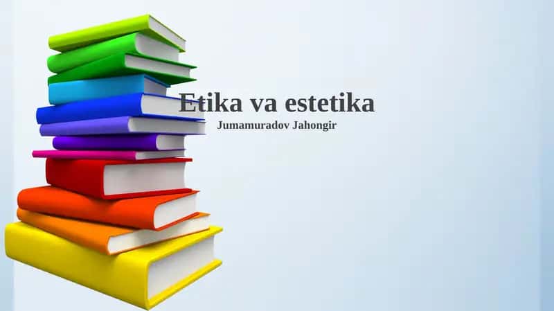 Etika va estetika