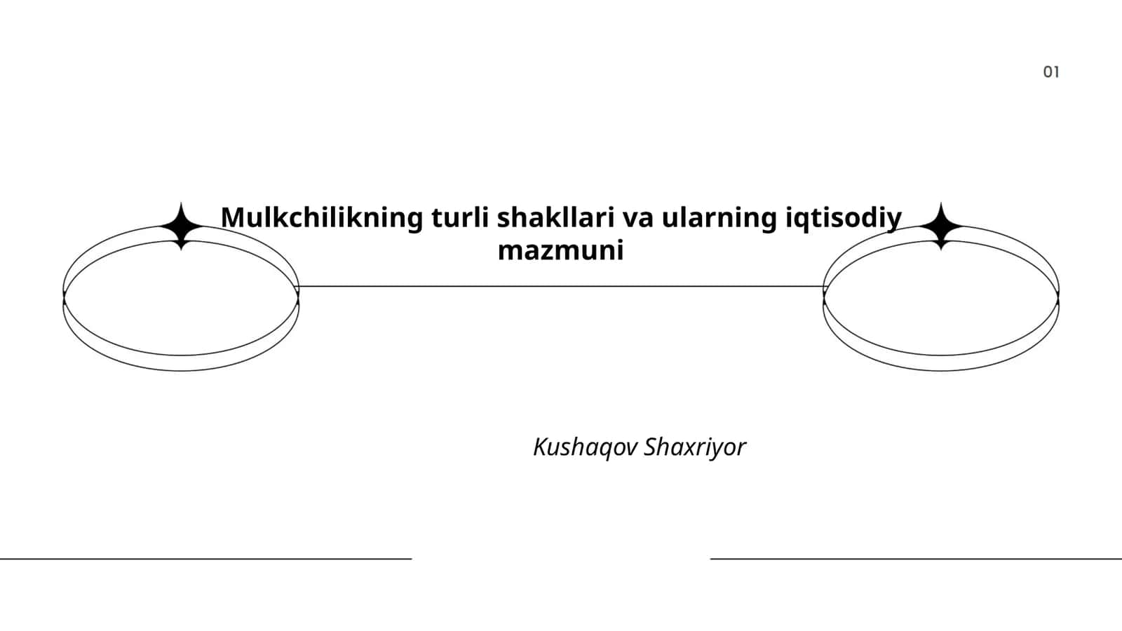 Mulkchilikning turli shakllari va ularning iqtisodiy mazmuni