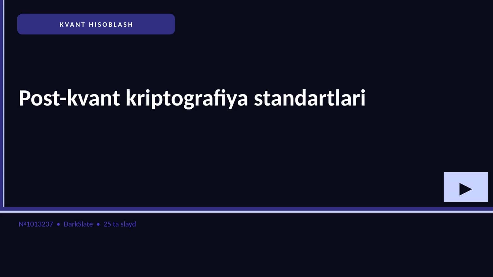 Post-kvant kriptografiya standartlari