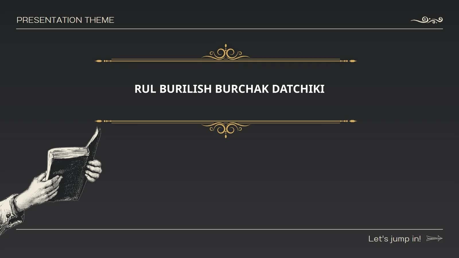 RUL BURILISH BURCHAK DATCHIKI