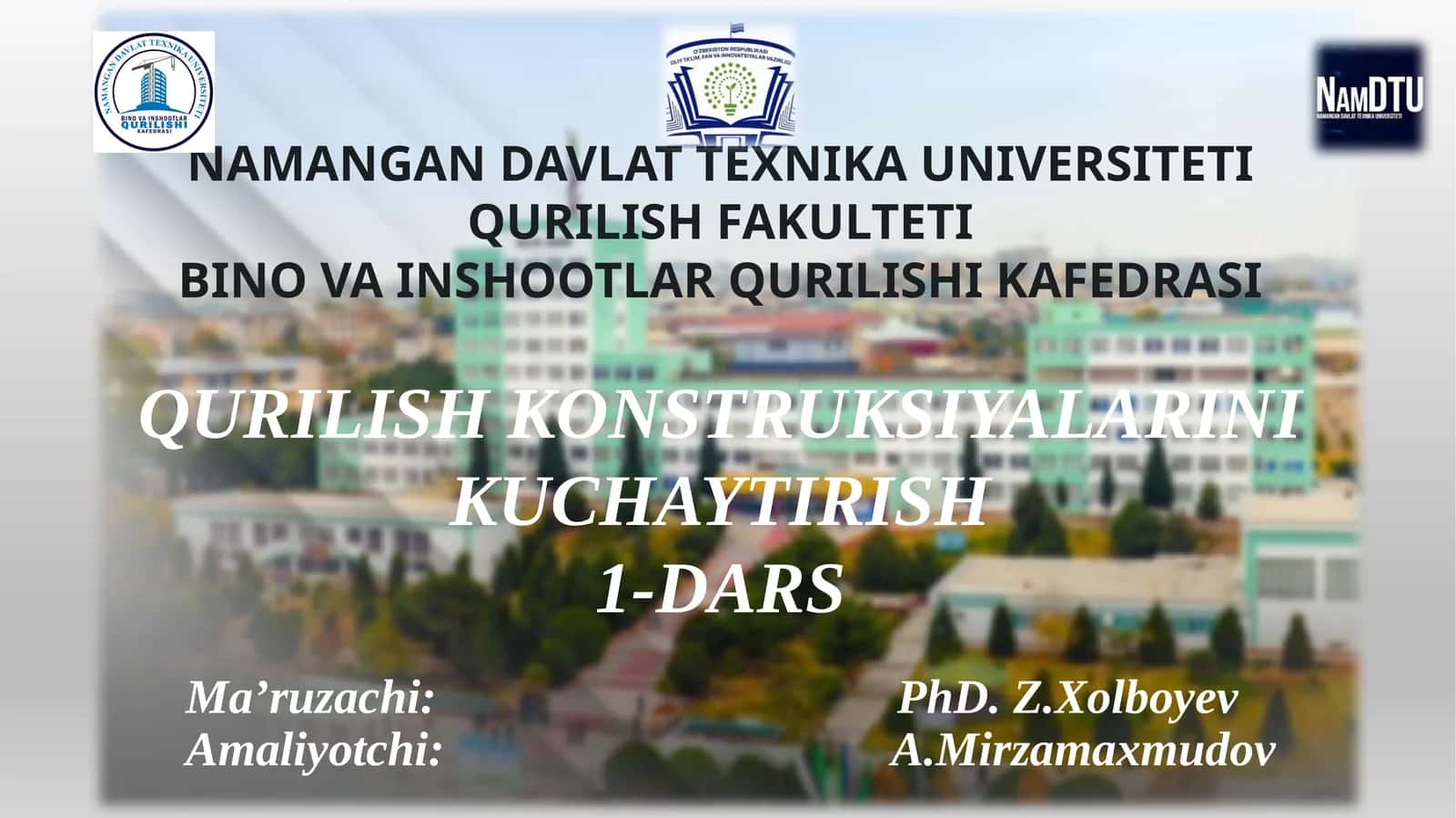 Qurilish konstruksiyalarini kuchaytirish