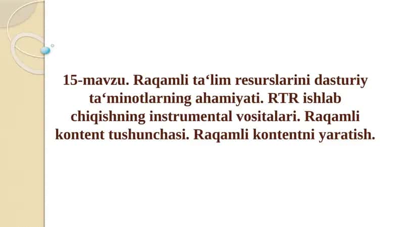 Global raqamli kontent bozori