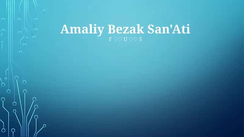 Amaliy Bezak San'Ati