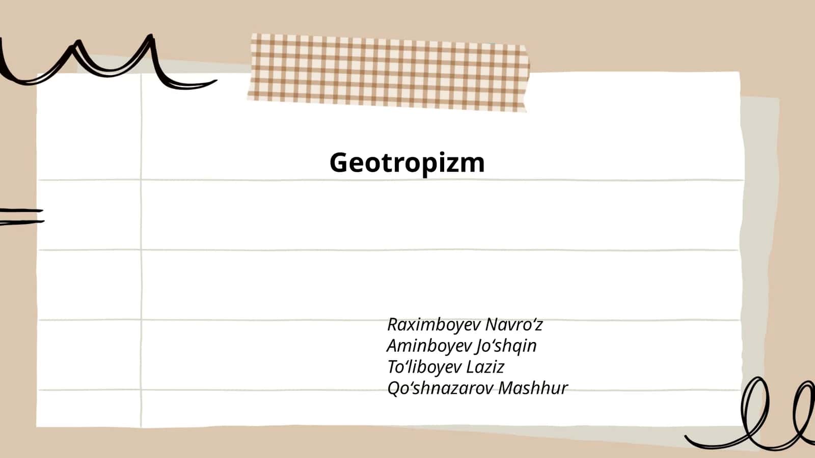 Geotropizm
