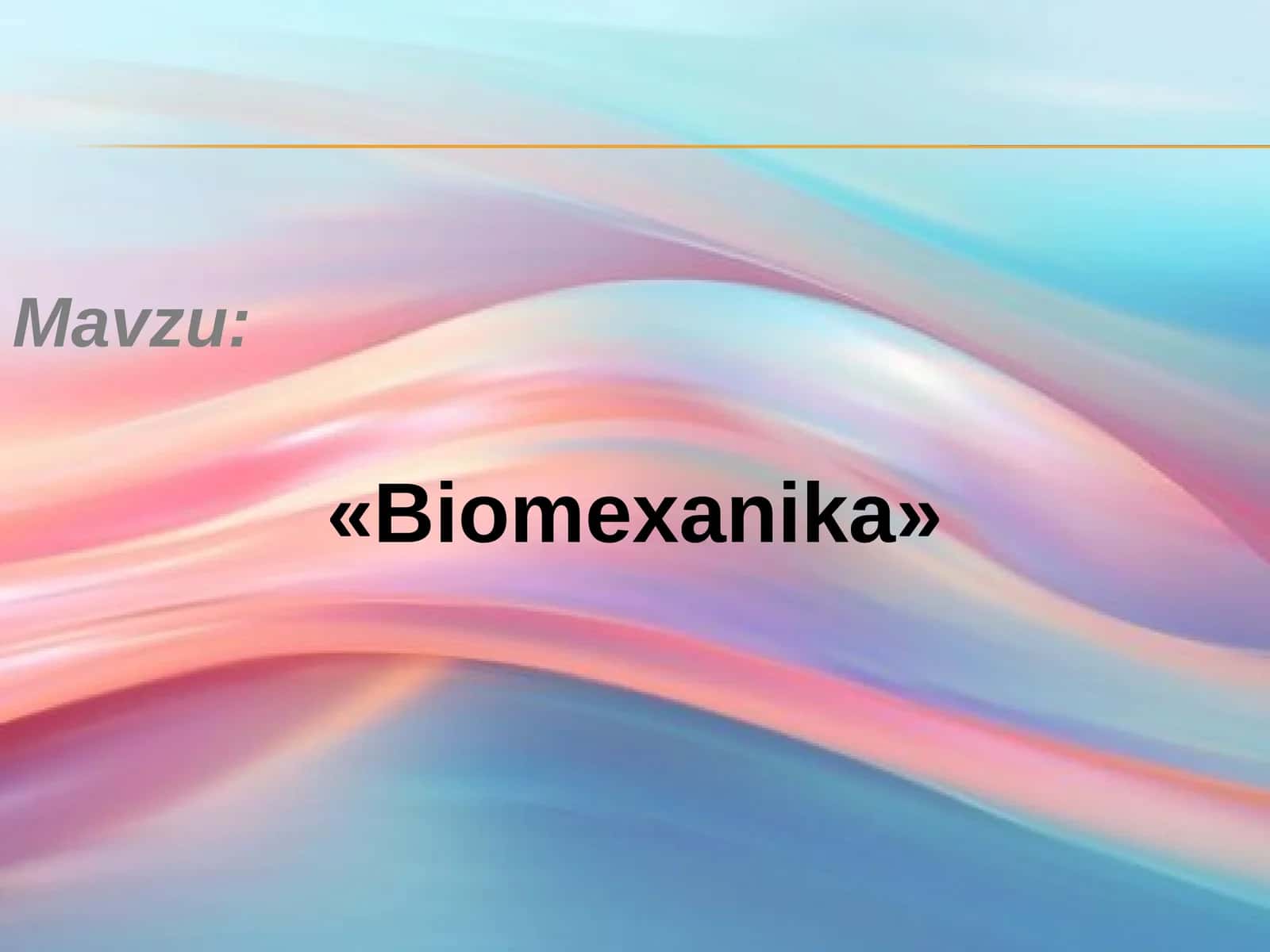 Biomexanika
