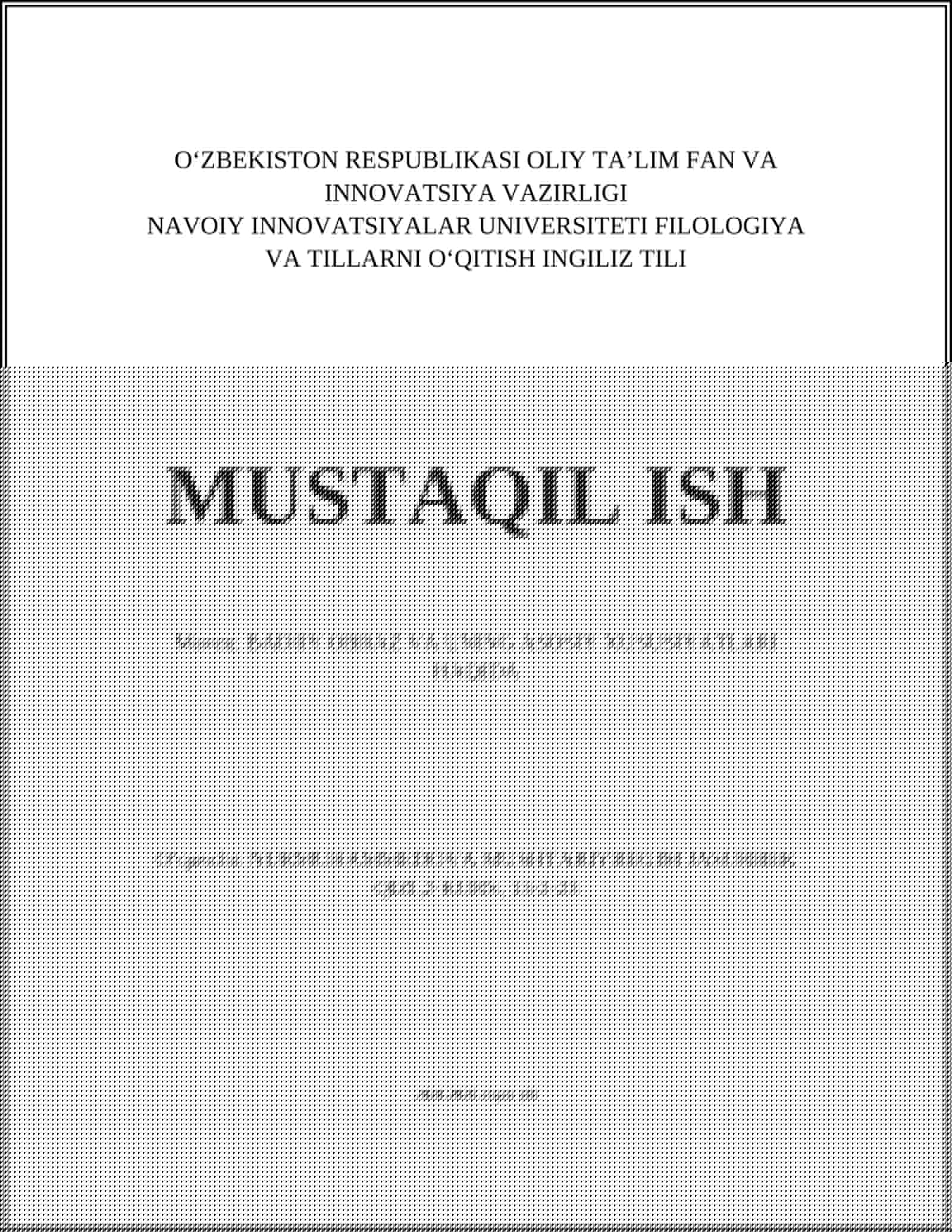 BADIIY OBRAZ VA UNING ASOSIY XUSUSIYATLARI HAQIDA