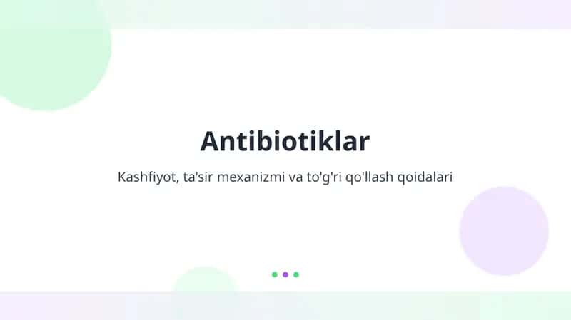 Antibiotiklar