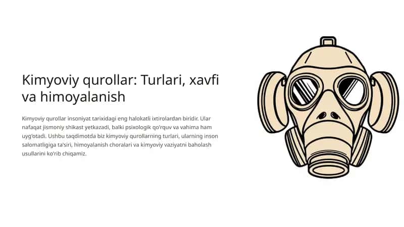 Kimyoviy qurollar