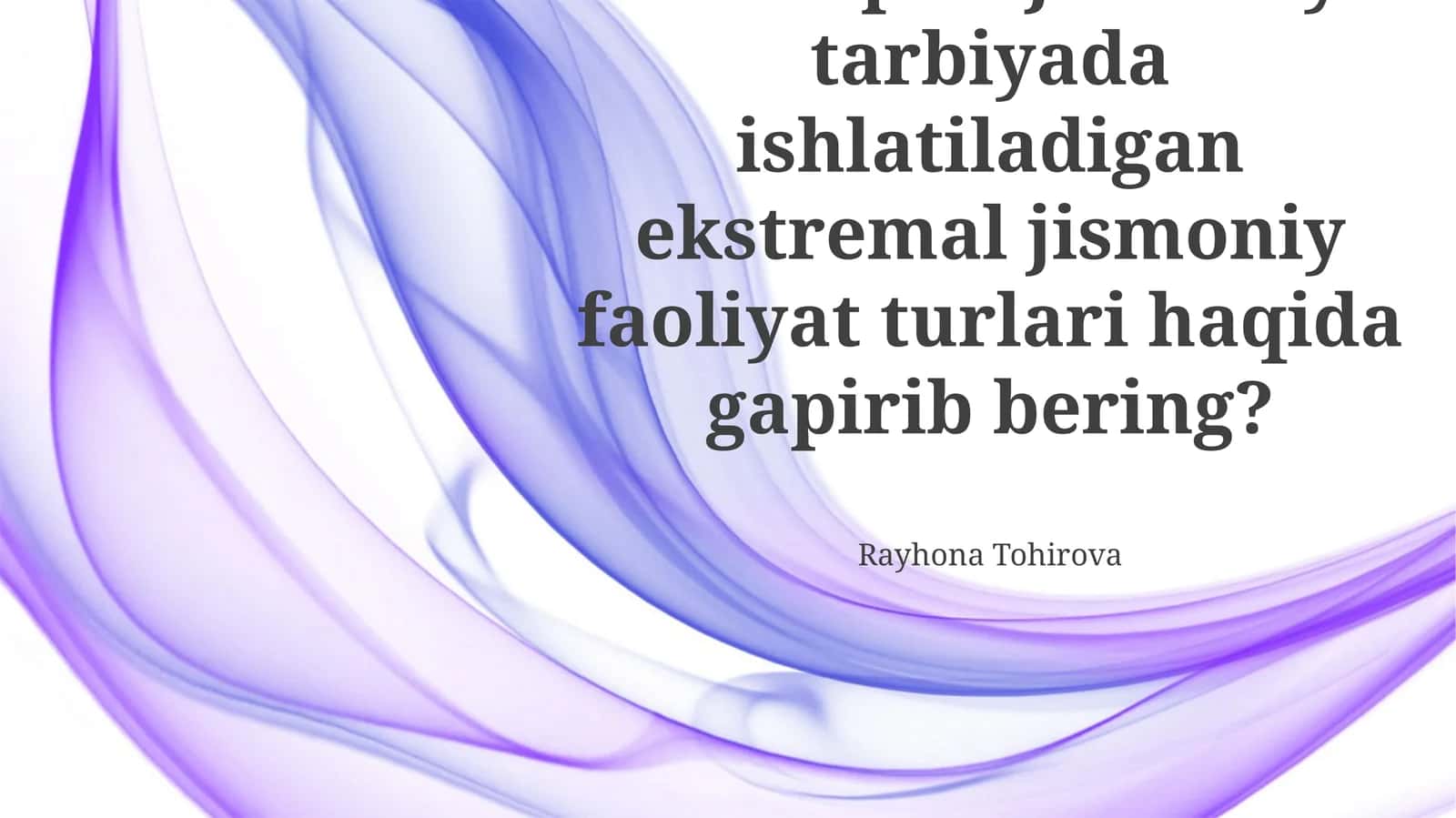 Adaptiv jismoniy tarbiya