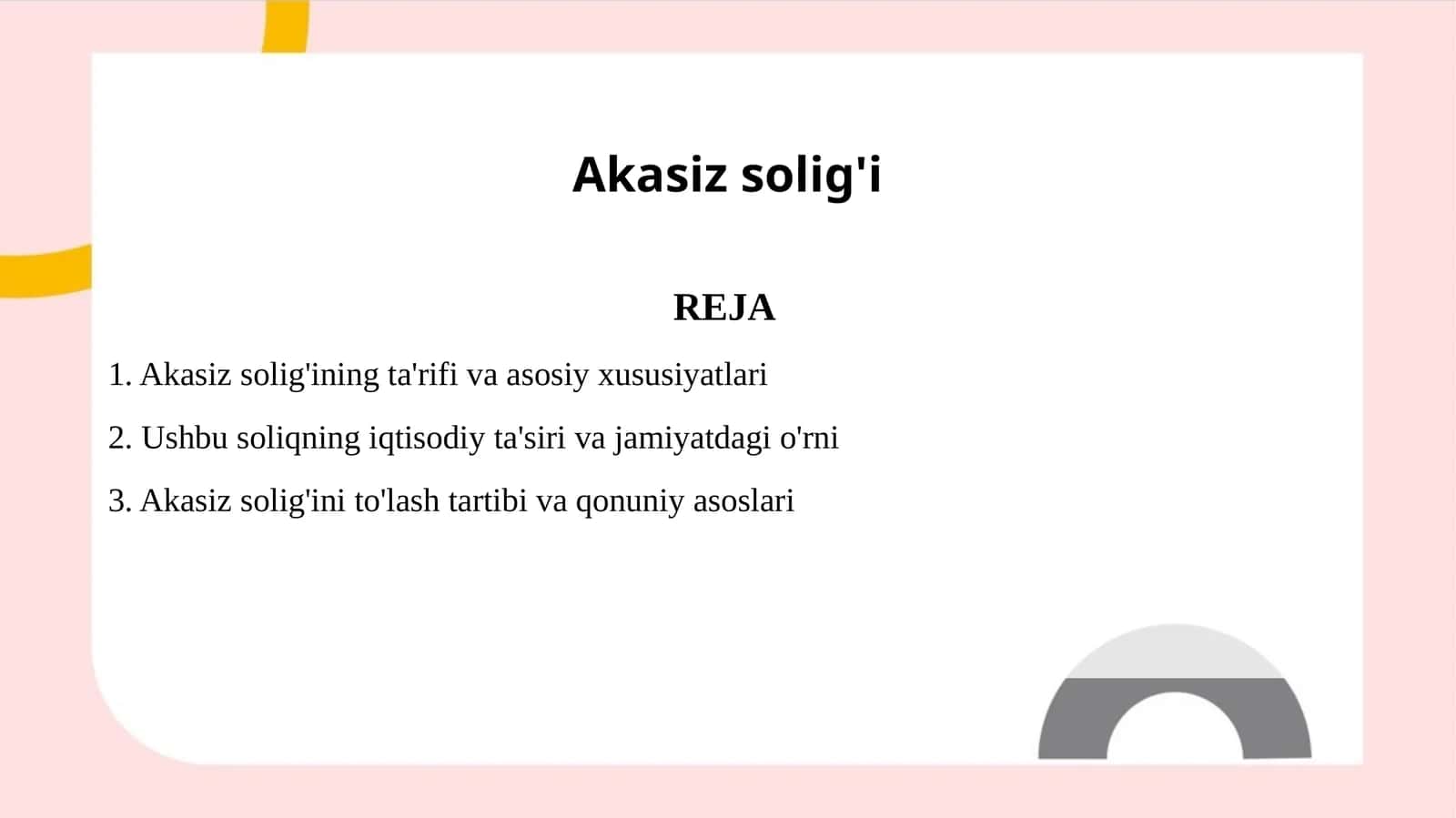 Aksiz solig'i