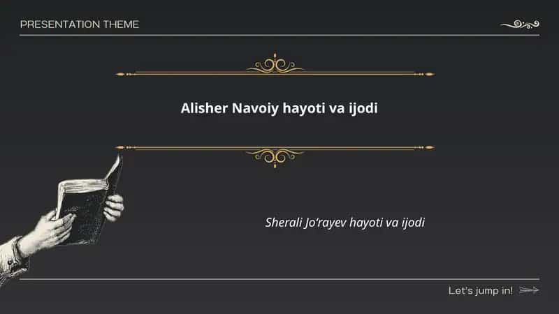 Alisher Navoiy hayoti va ijodi