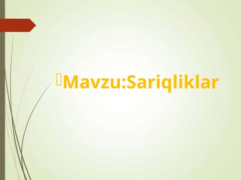 Sariqlik