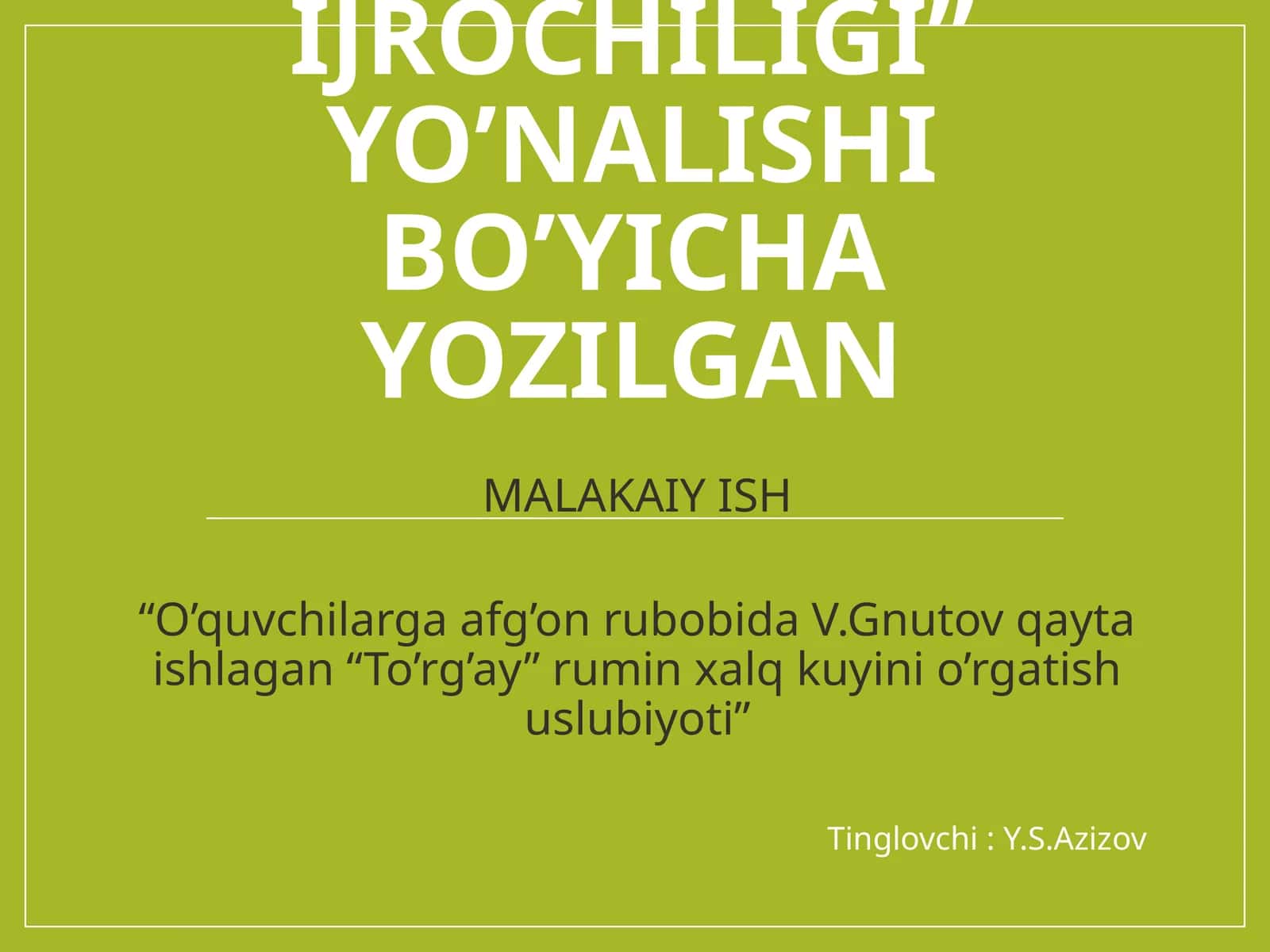 Huzuridagi musiqa sohasi pedagoglarni qayta tayorlash va ularning malakasini oshirish markazi