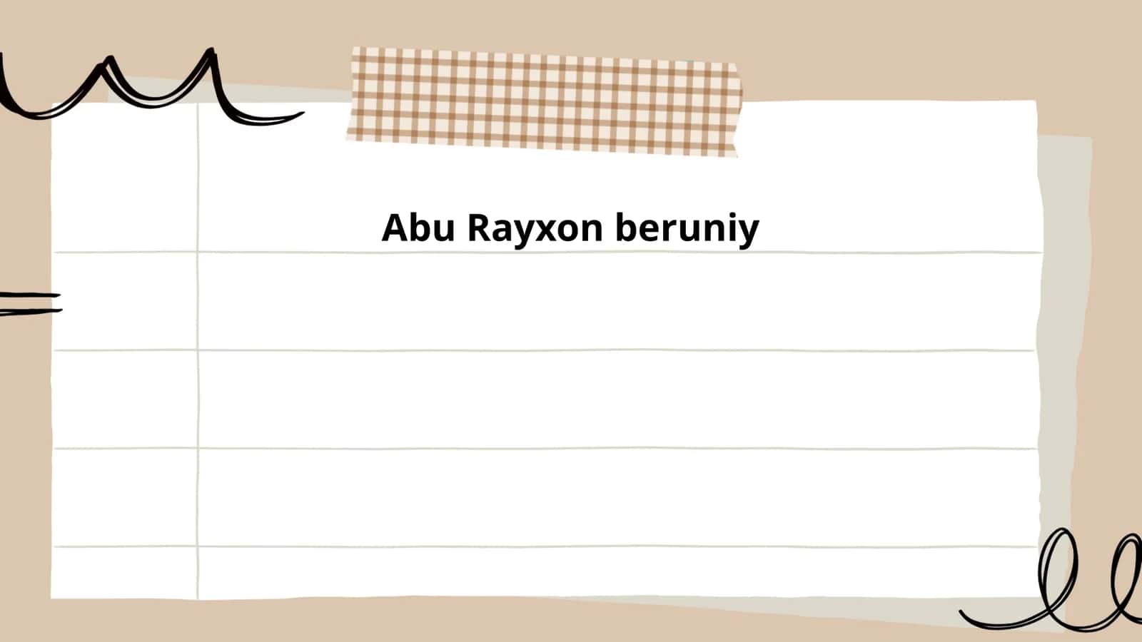 Abu Rayxon Beruniy