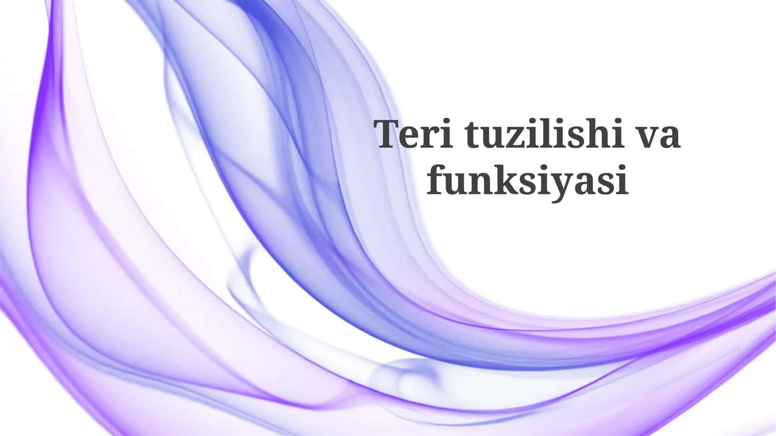 Hujayra tuzilishi va asosiy funktsiyalari
