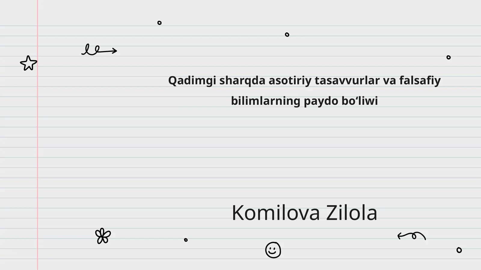 Qadimgi sharqda asotiriy tasavvurlar va falsafiy bilimlarning paydo boʻliwi