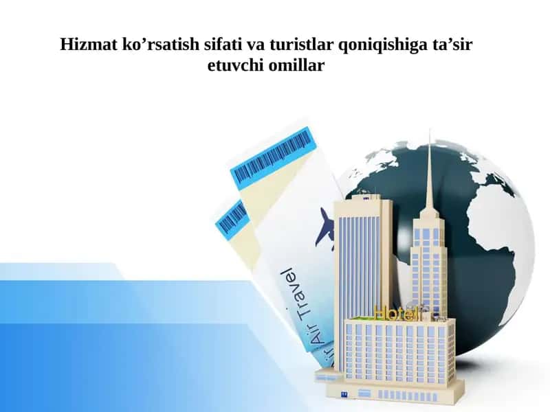 Turistik xizmatlar