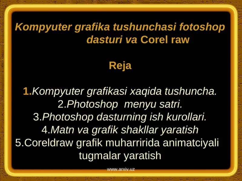 Kompyuter grafikasi