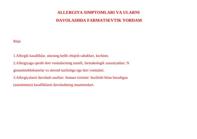 Allergiya