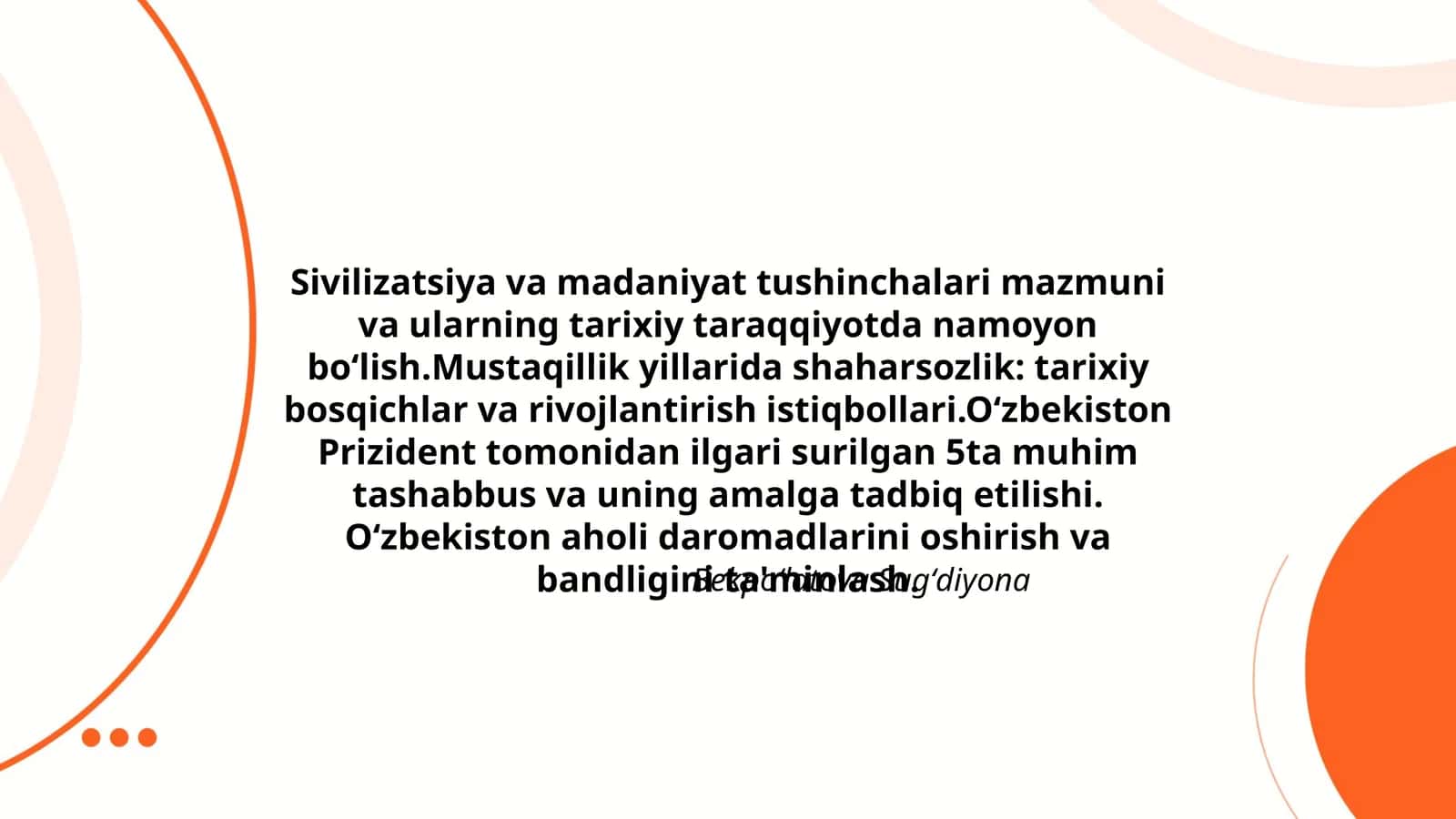 Sivilizatsiya va madaniyat tushinchalari