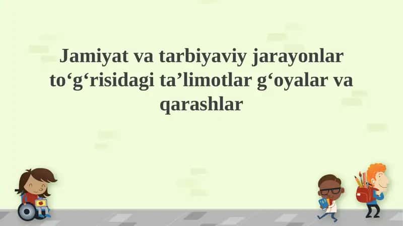 Ta'limotlar tarixi va falsafiy asoslari