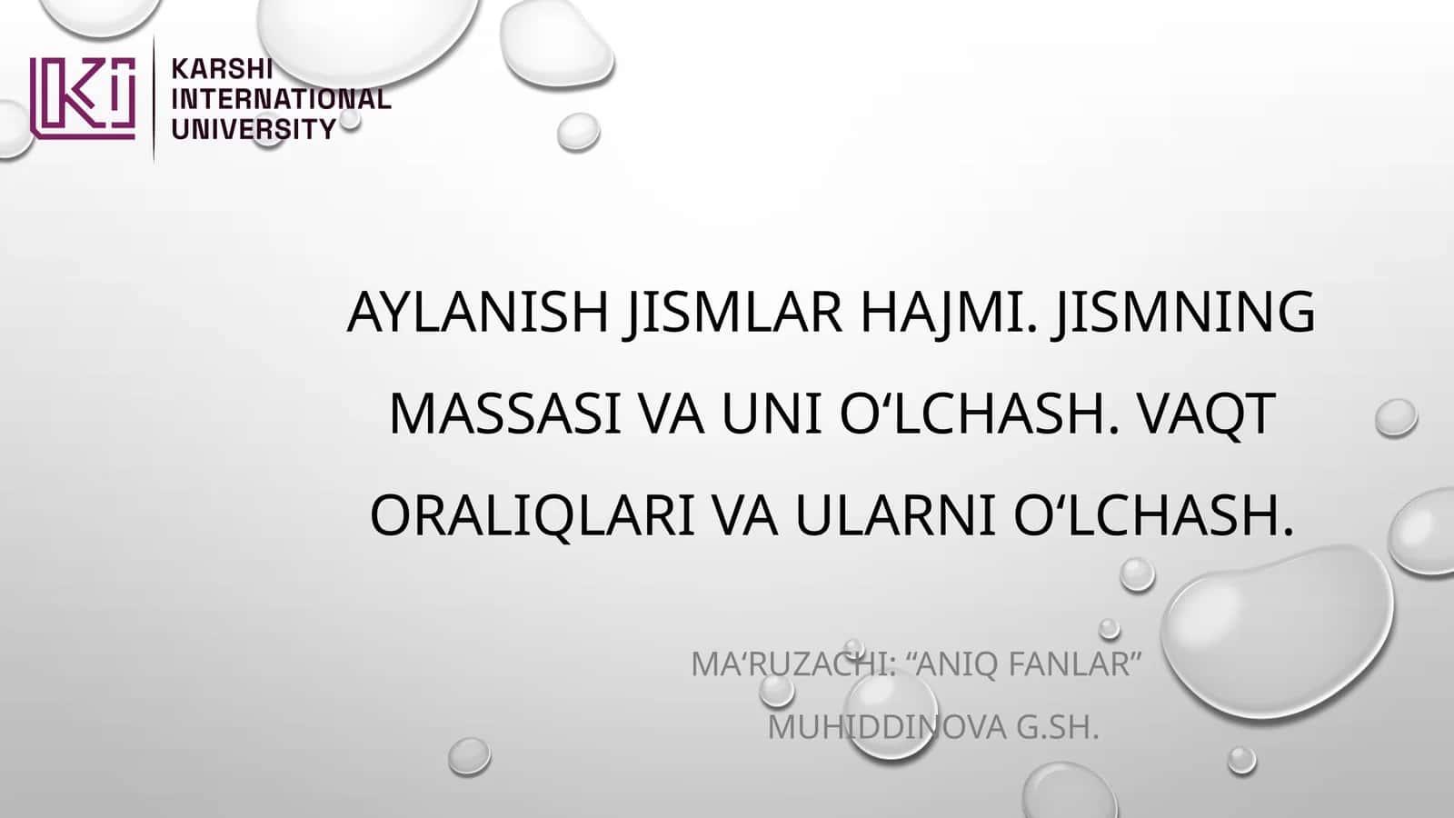 Aylanish jismlar hajmi