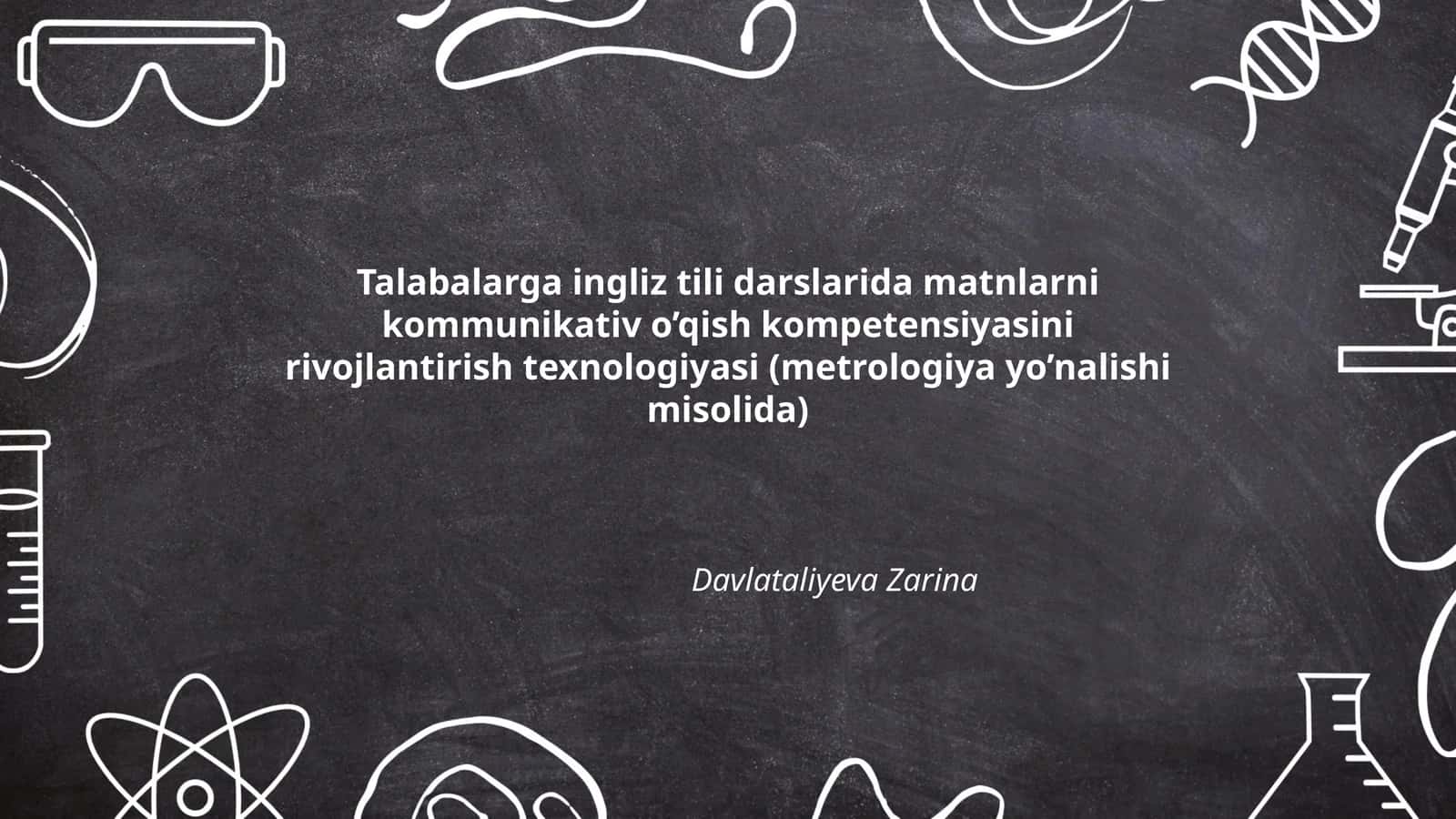 Matnlar kommunikativ o'qish texnologiyasi