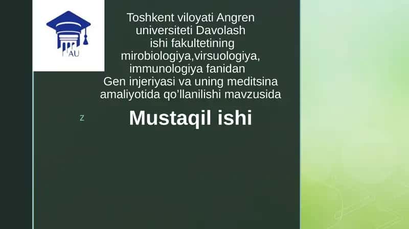 Geninjeneriyasi haqida