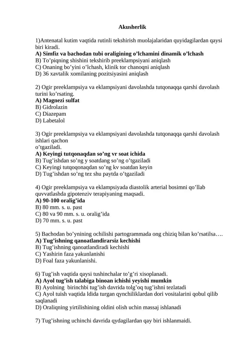 Akusherlik