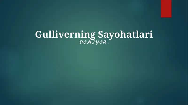 Gulliverning Sayohatlari
