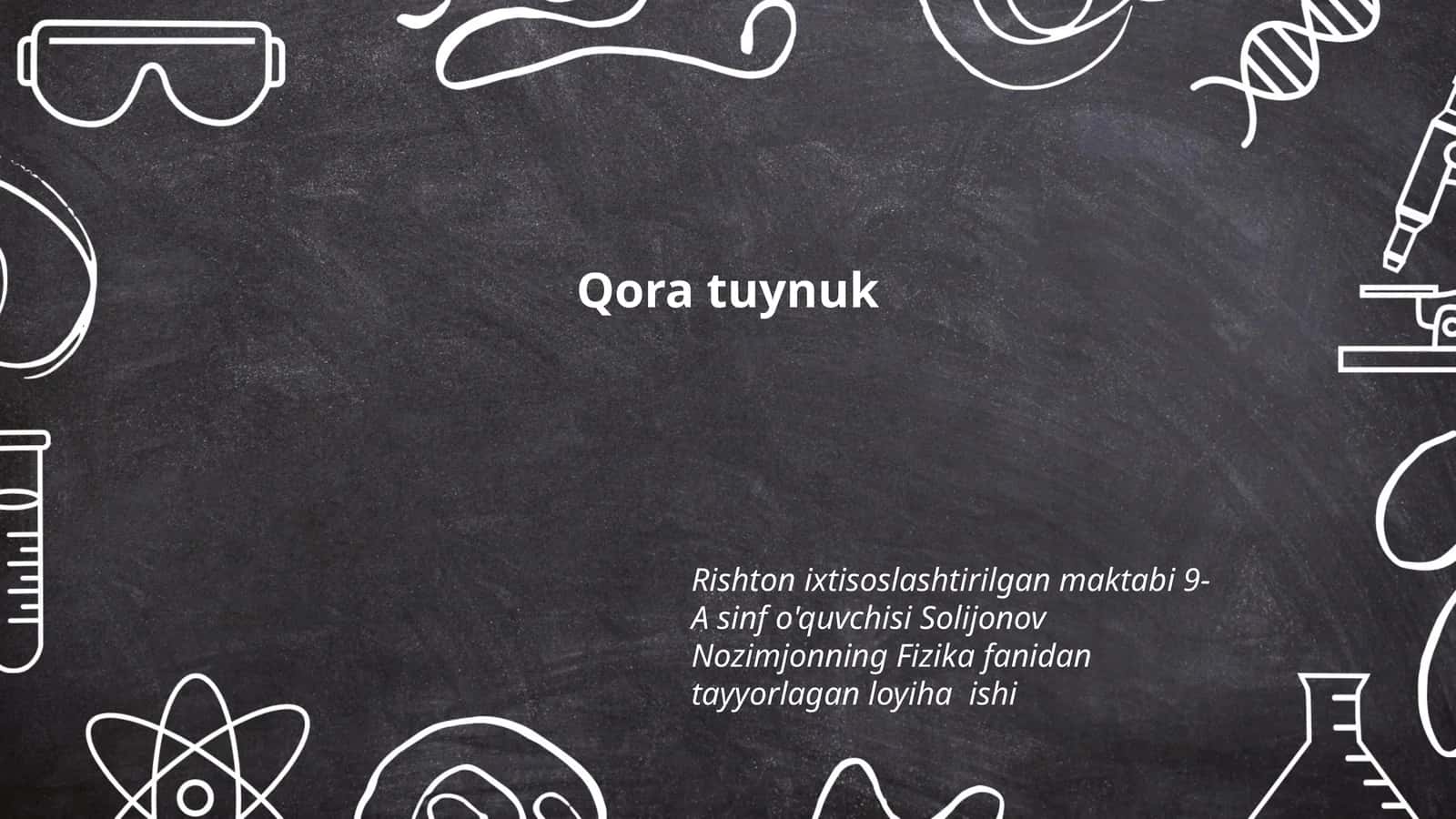 Qora tuynuk